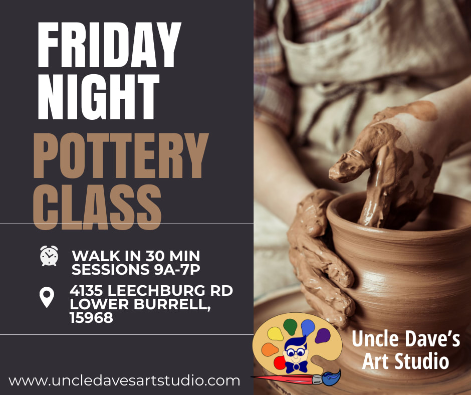 Pottery Class Uncle Daves Art Studio